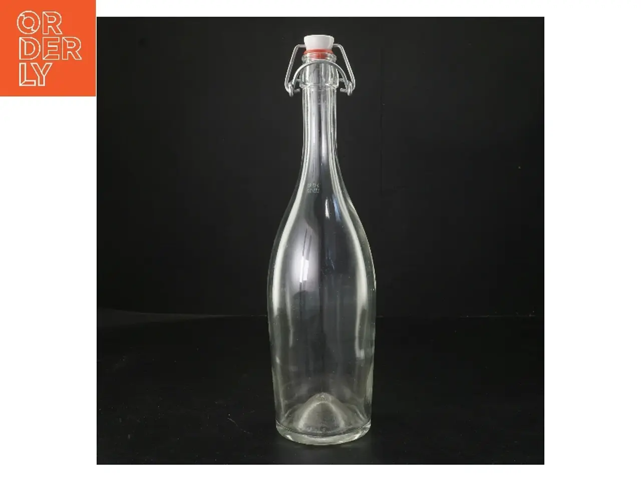 Billede 1 - Glasflaske med patentlåg (str. 33 cm)