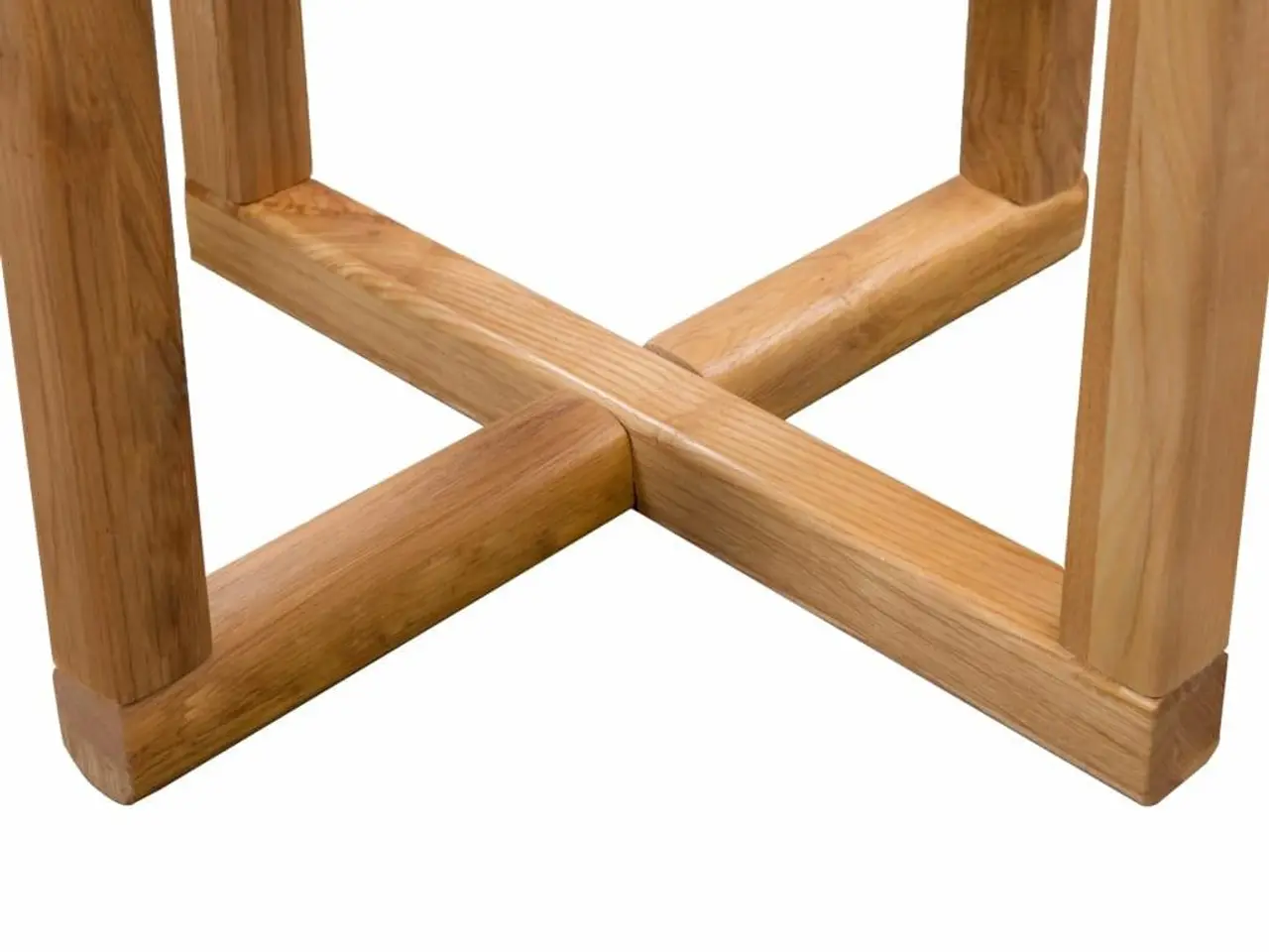 Billede 8 - Sidebord i massivt egetræ 40 x 50 cm - brun