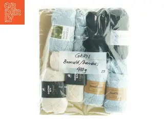 Garnpakke, bomuld/bambus (410 gram)