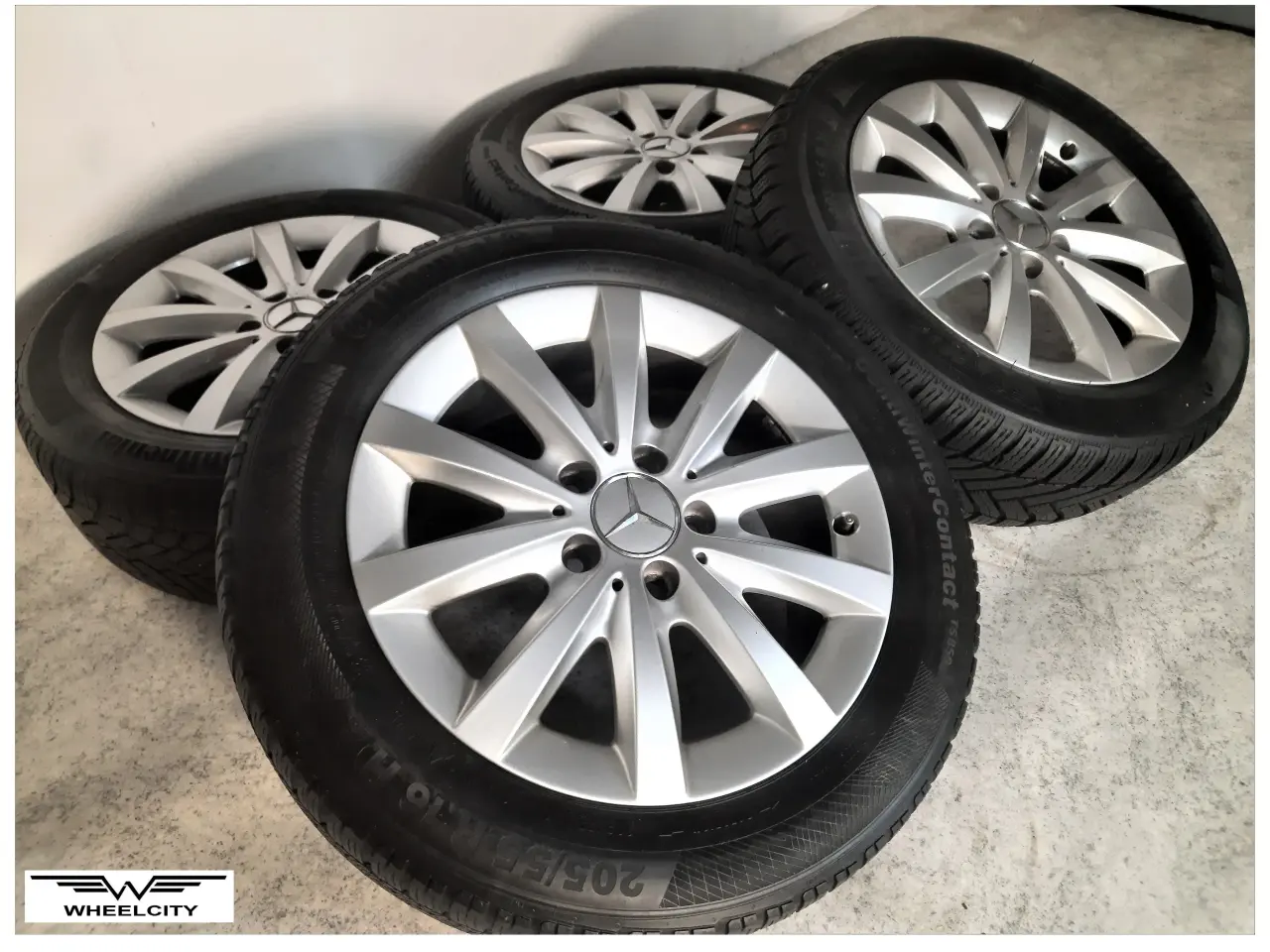 Billede 1 - 5x112 16" ET49 Mercedes vintersæt