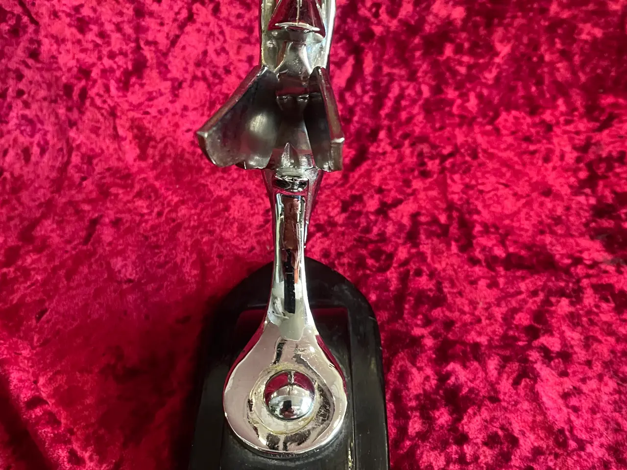 Billede 3 - Kølerfigur forchromet kvinde