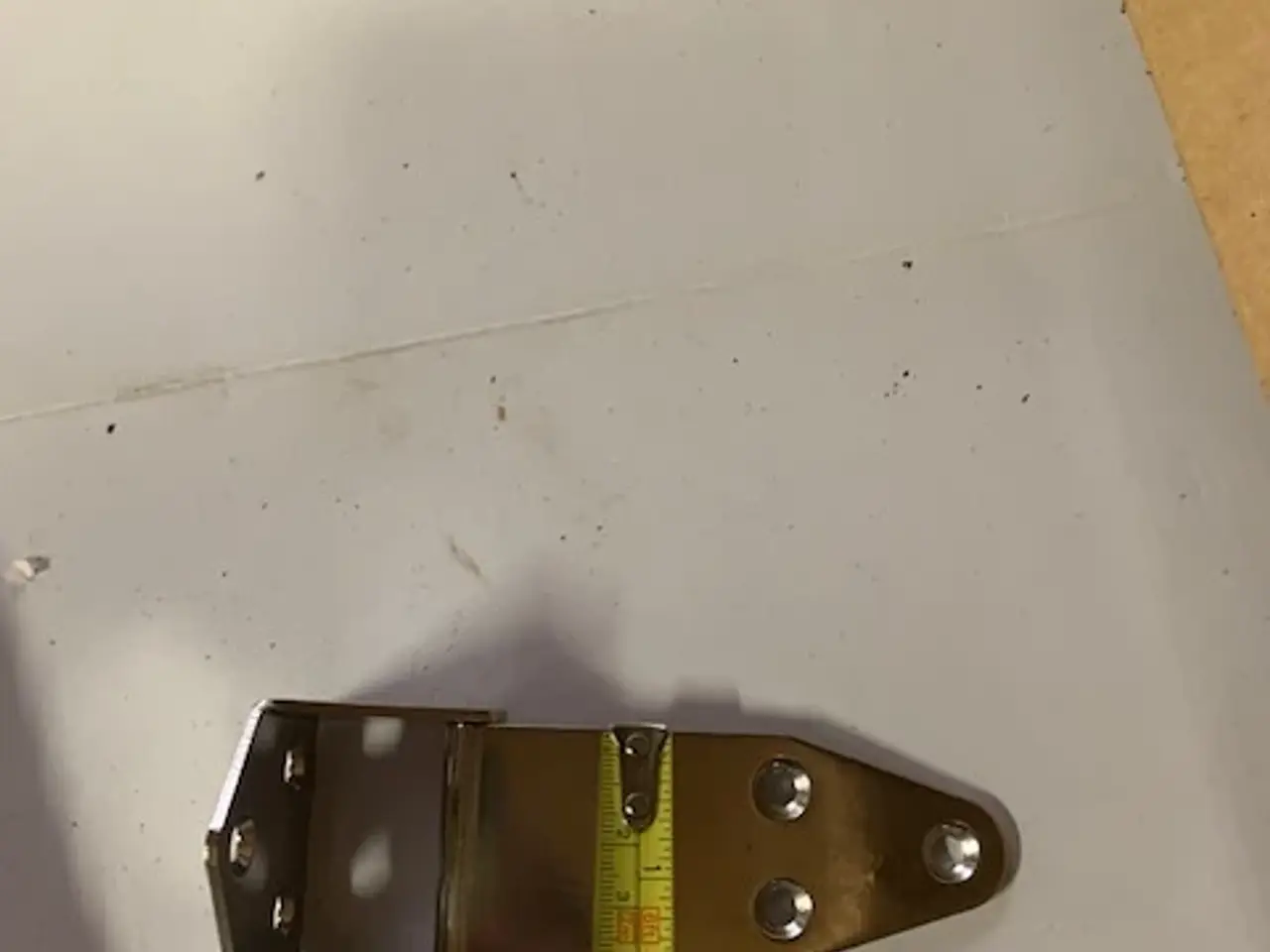 Billede 4 - 5 stk rustfrie hængsler 40x45x24 mm. Helt nye