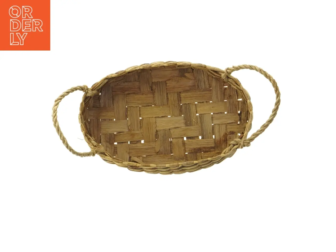 Billede 2 - Flettet bakke med håndtag (str. 22 cm)