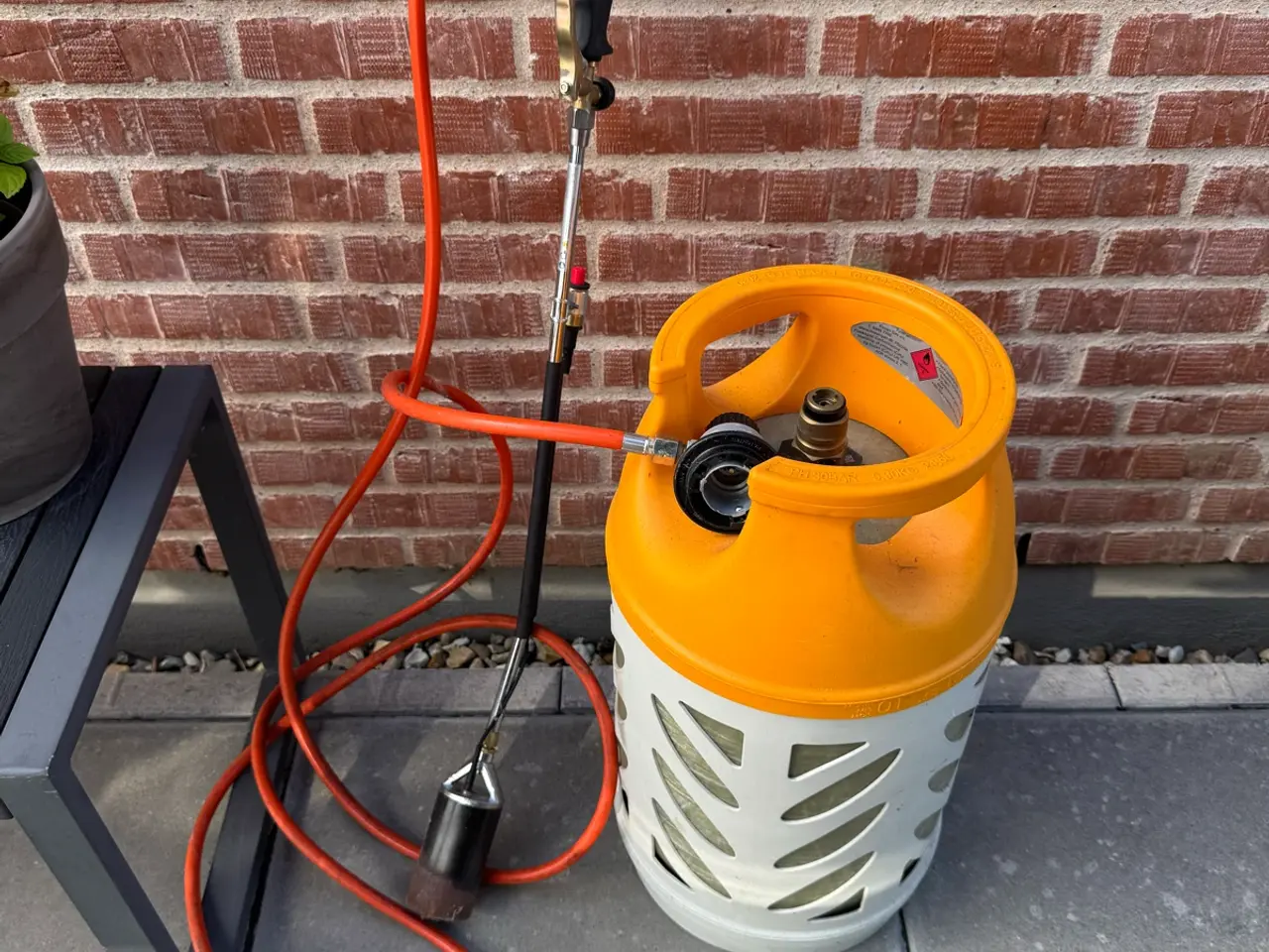 Billede 4 - 10kg Gasflaske med ukrudtsbrænder