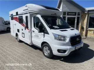 2025 - Rollerteam Kronos 281 TL FIT Enkeltsenge og stor garage - kun 6,69 M lang - kun 2,15 M bred - kun 2,85 M høj