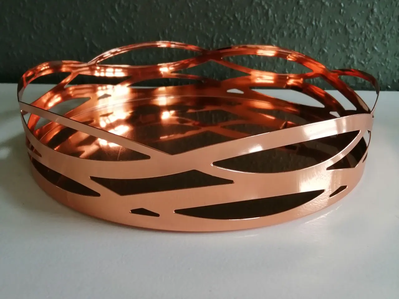 Billede 1 - Stelton Tangle kobber fad