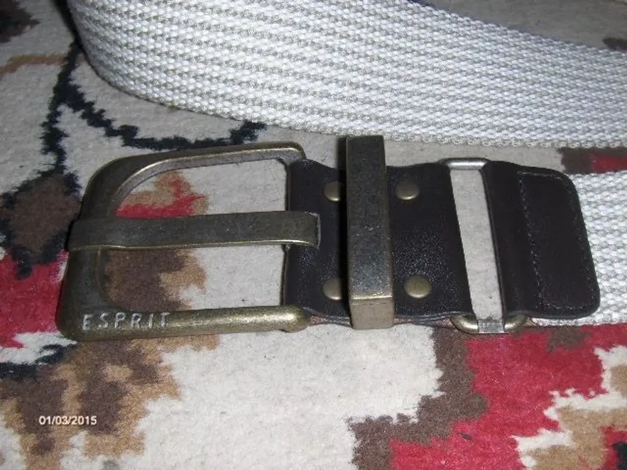 Billede 2 - ESPRIT Stofbælte - 5 CM bredt