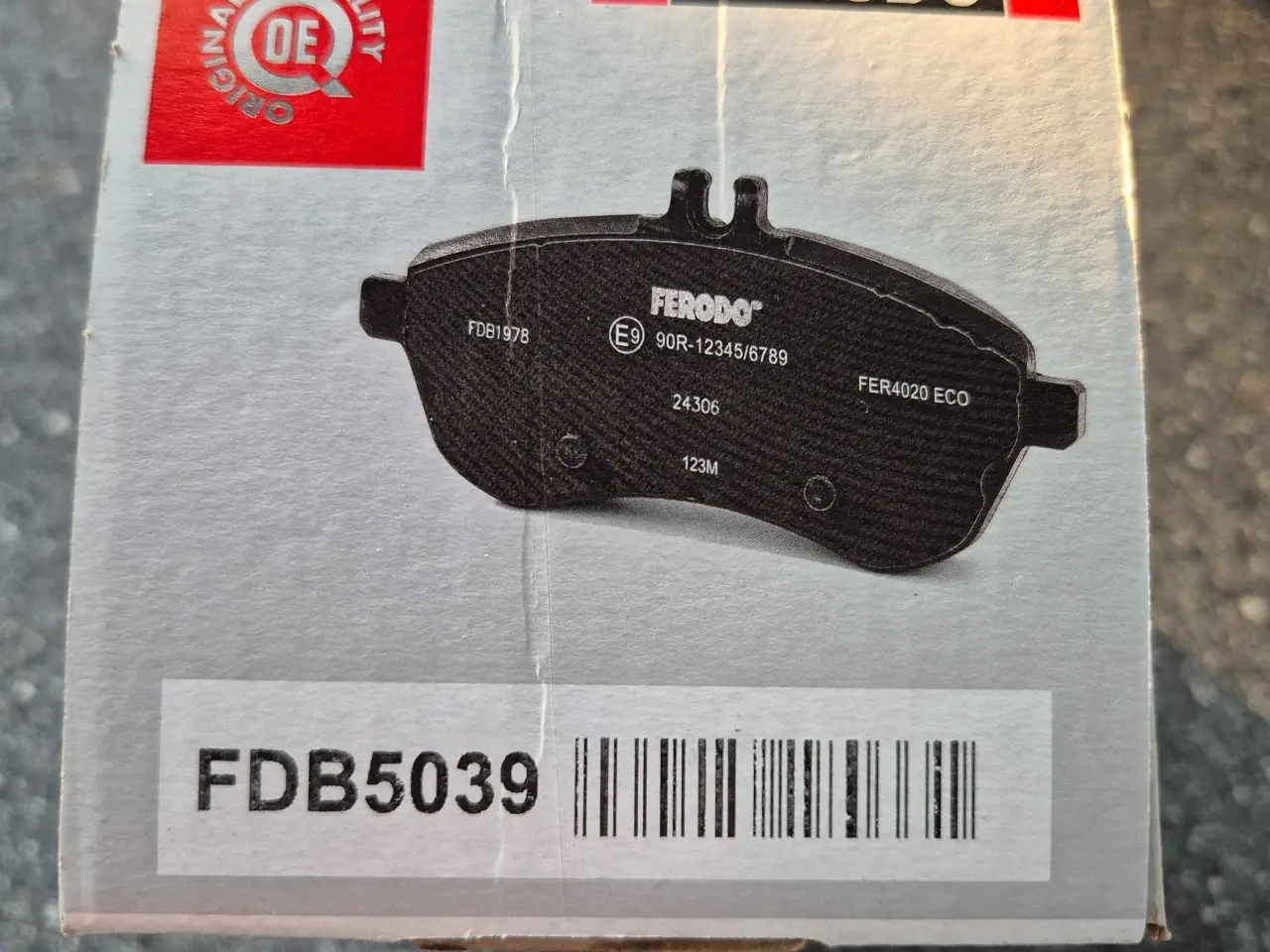 Billede 1 - Bremseklodser Ferodo FDB5039