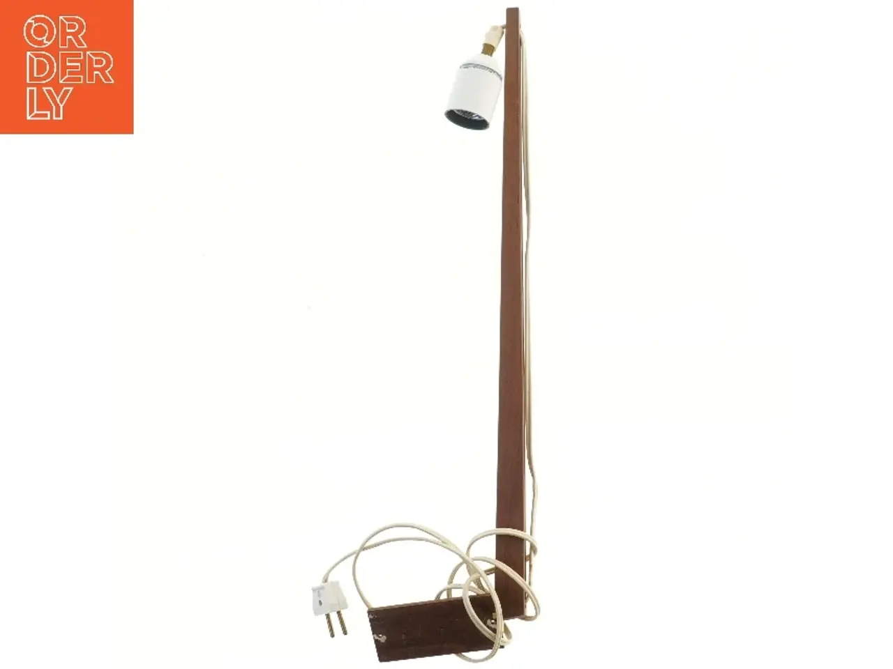 Billede 1 - Vintage retro teak væglampe i træ (str. 52 cm)