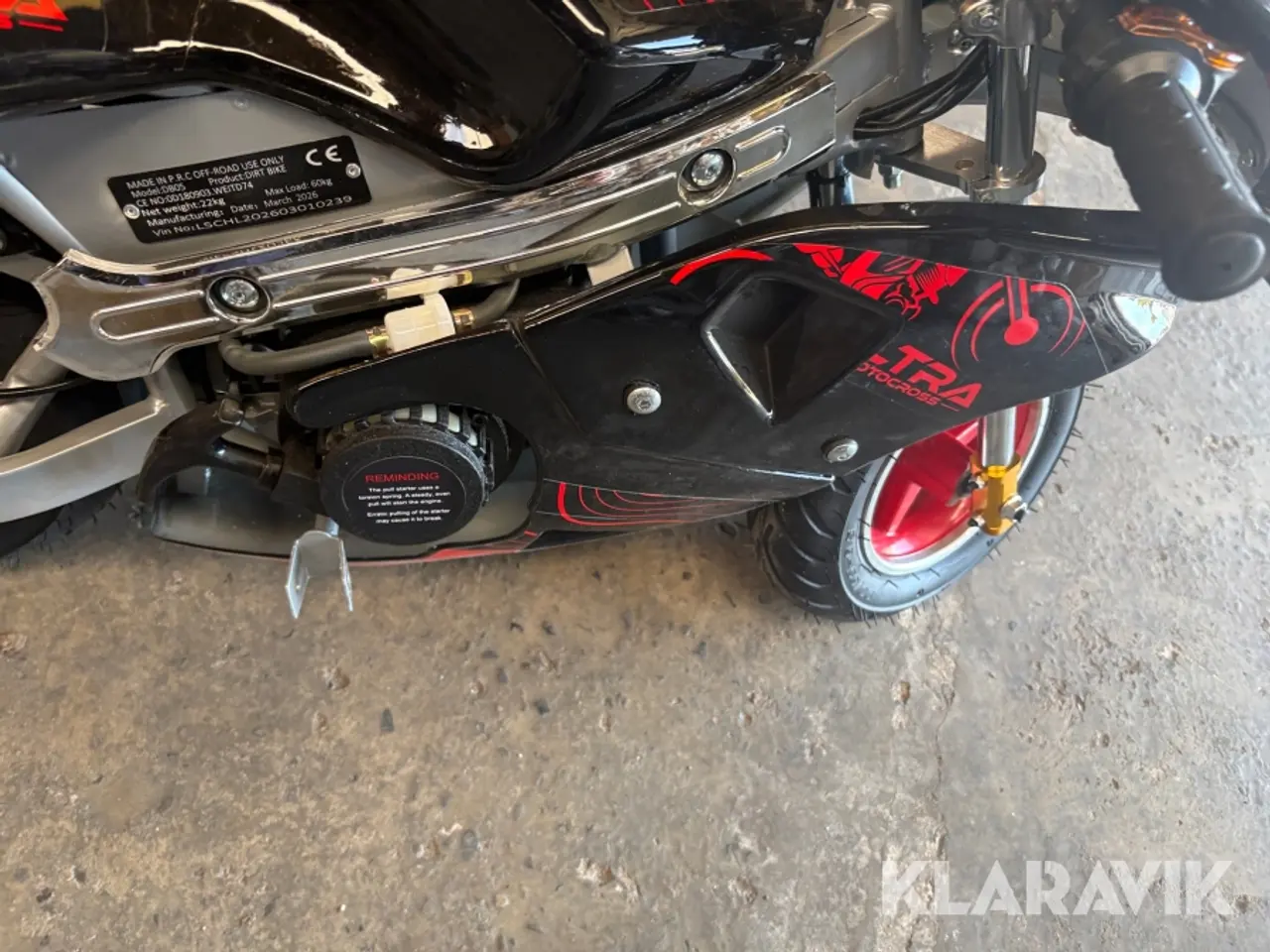 Billede 12 - Børnemotorcykel Ultra DB05