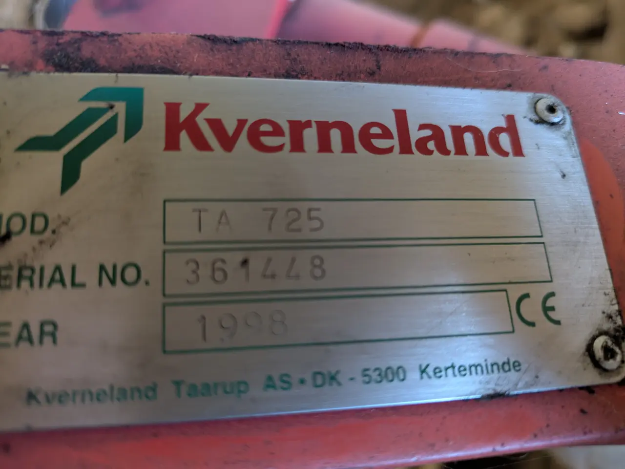 Billede 4 - Kverneland høvender/sreder