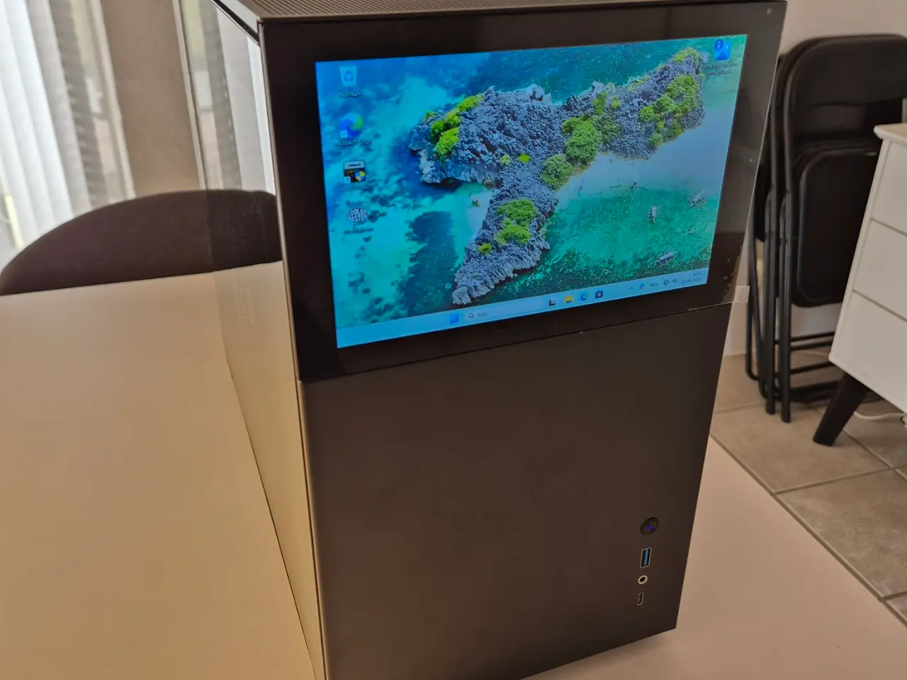 Billede 1 - Ryzen 5 ARC A750 Gaming PC med Skærm og Tilbehør