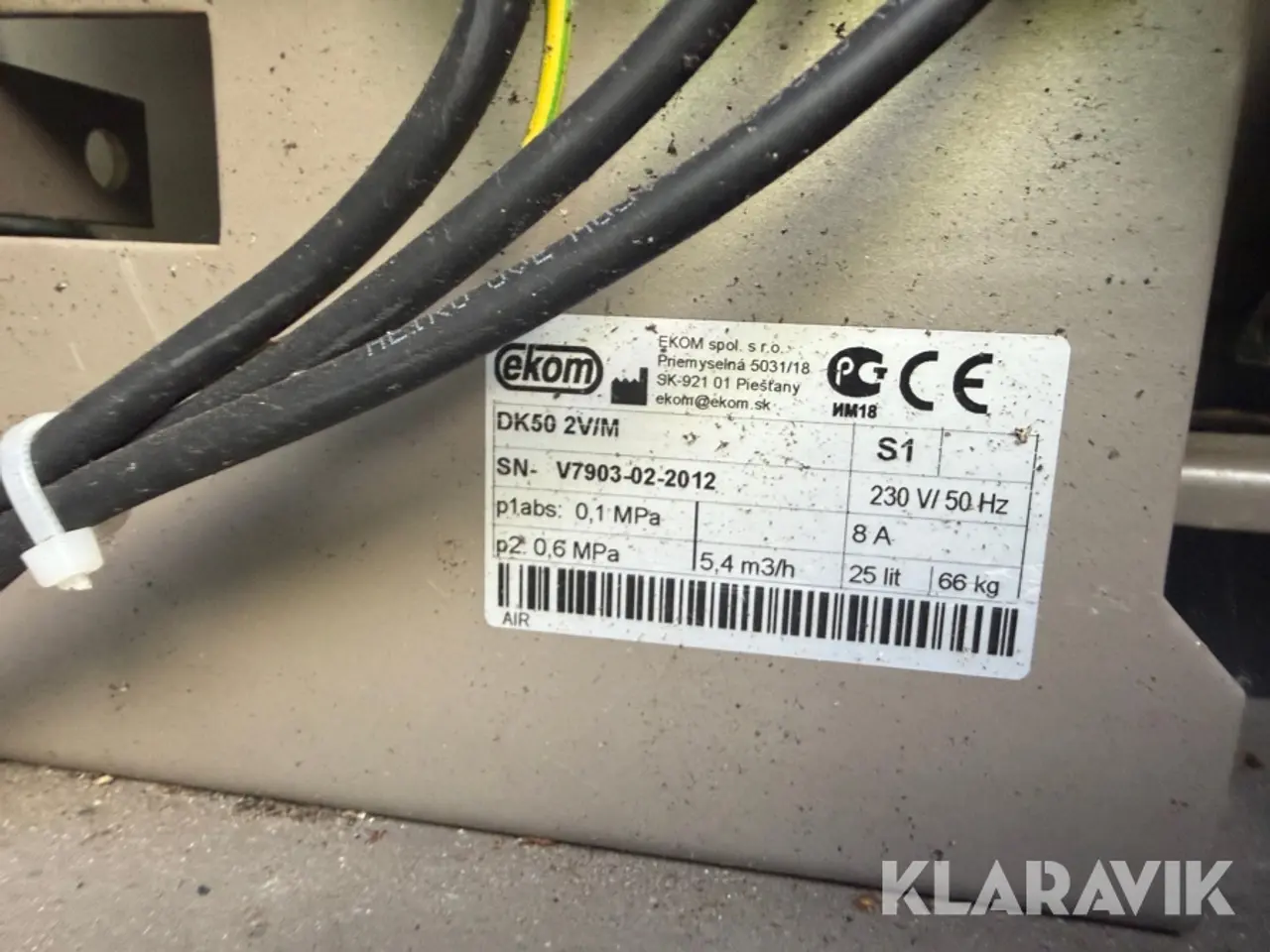 Billede 6 - Oliefri kompressor EKOM DK50 2V/M