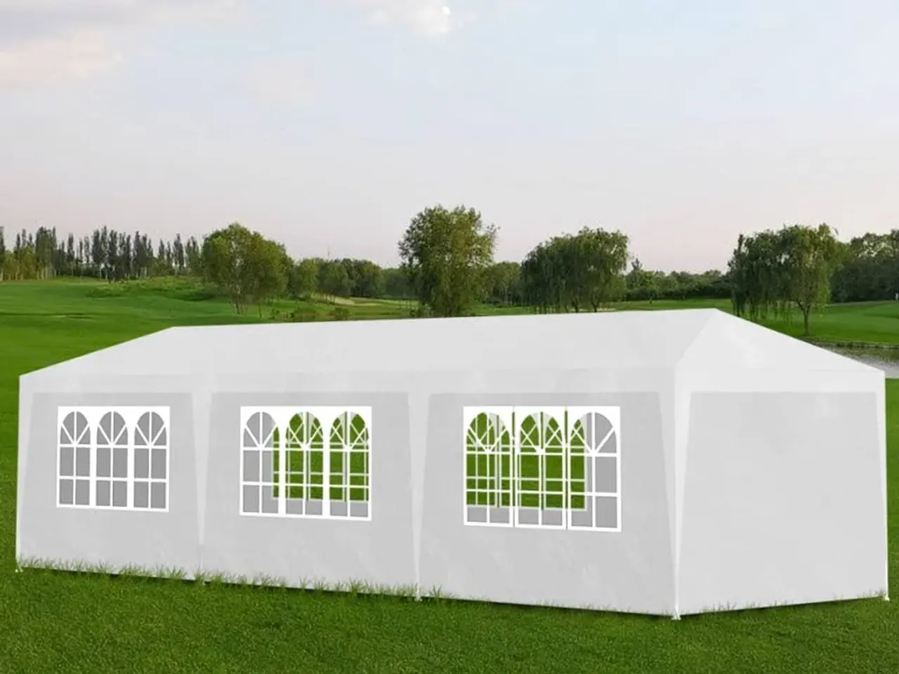 Billede 1 - Festtelt 3 x 9 m hvid
