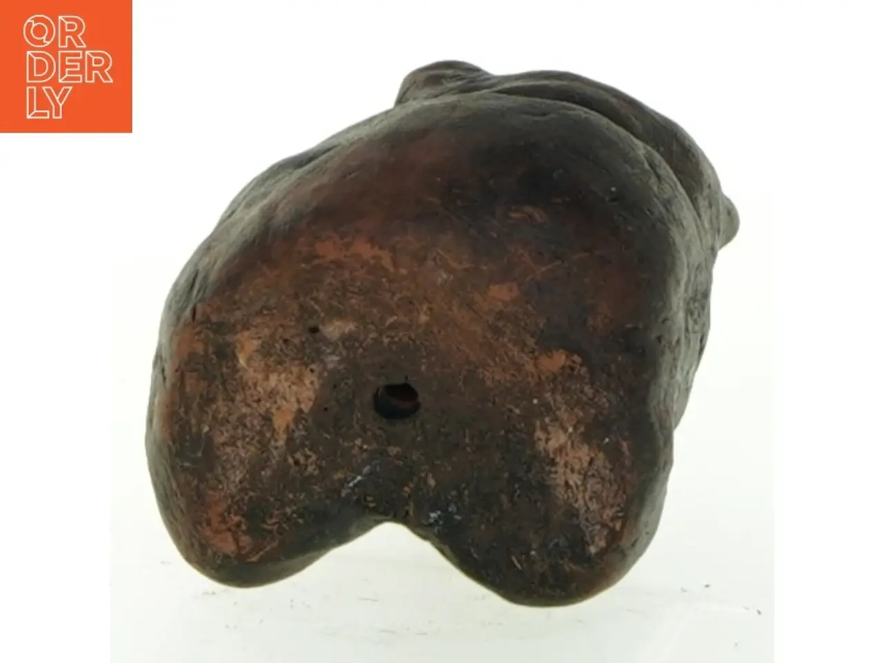 Billede 5 - Lerskulptur af bjørn (str. 9x6 cm)