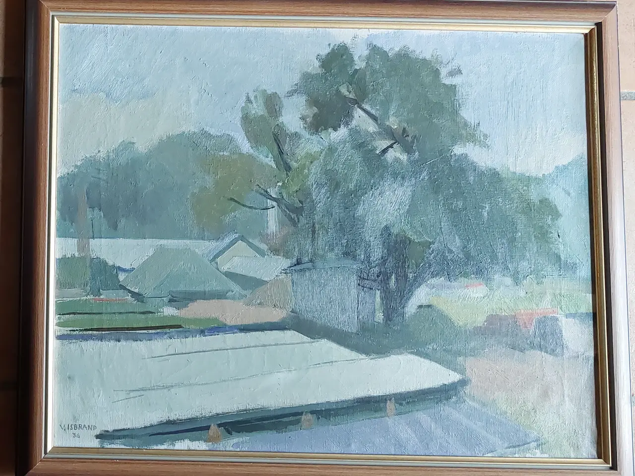 Billede 1 - VICTOR ISBRAND - ( 1897 - 1989 ) - oliemaleri