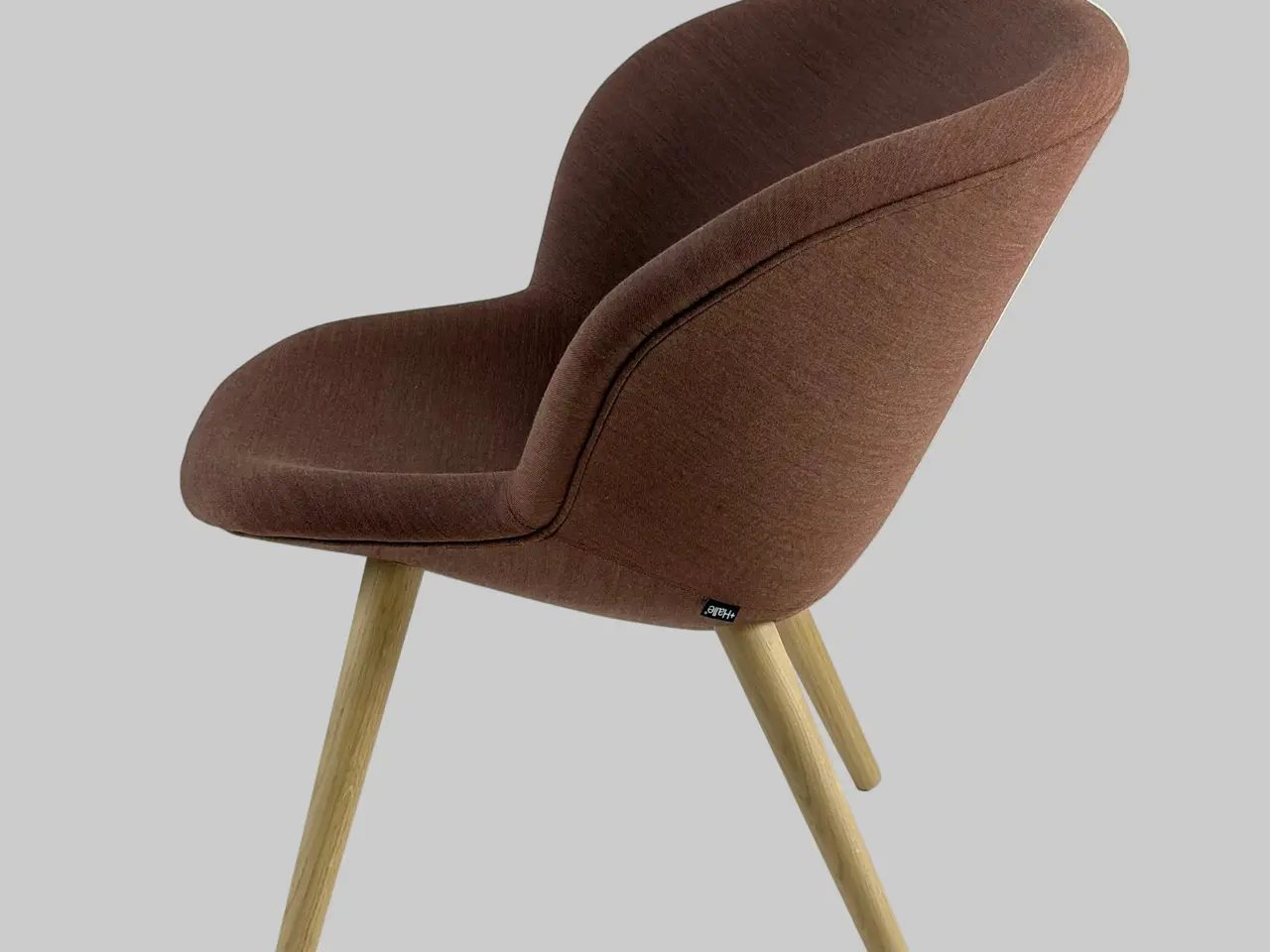 Billede 4 - +HALLE Capri Loungestol – Brun/Eg Stel