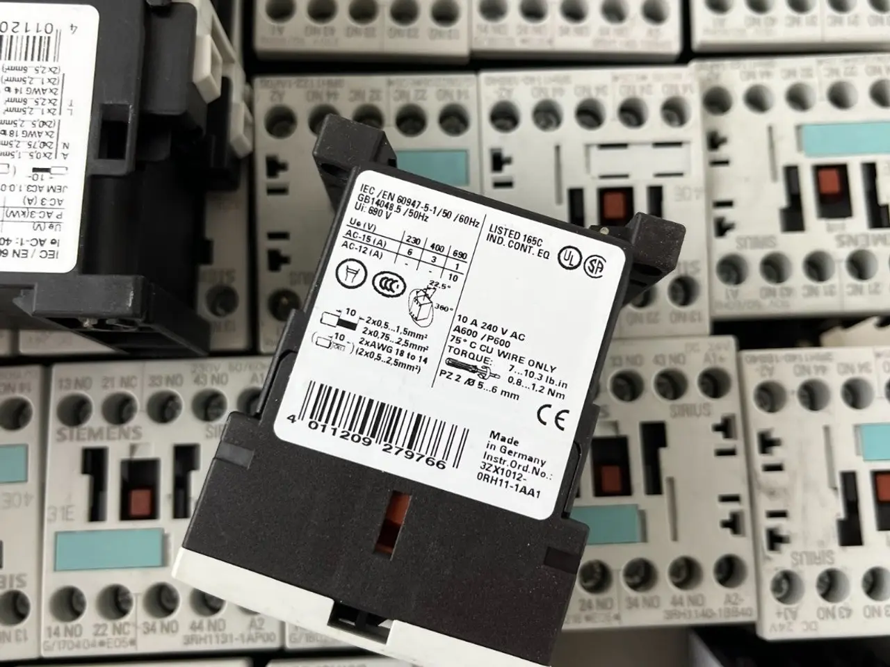 Billede 10 - Siemens SIRIUS kontaktor relæ parti 35pcs 3RH1140