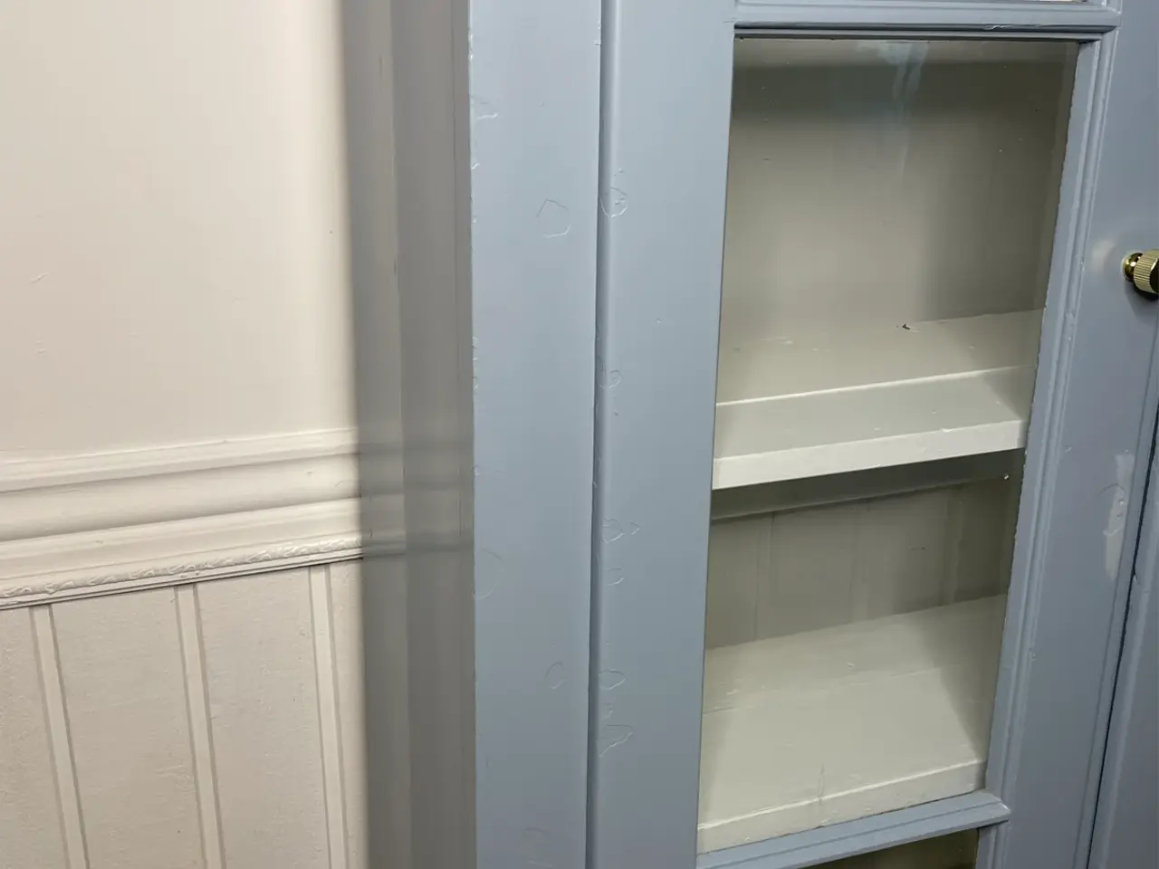Billede 4 - 2,20cm høj vintage vitrine