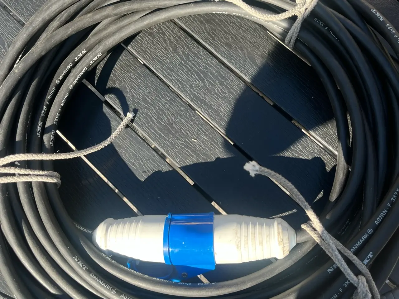 Billede 1 - El kabel til campingvogn/autocamper 25 m