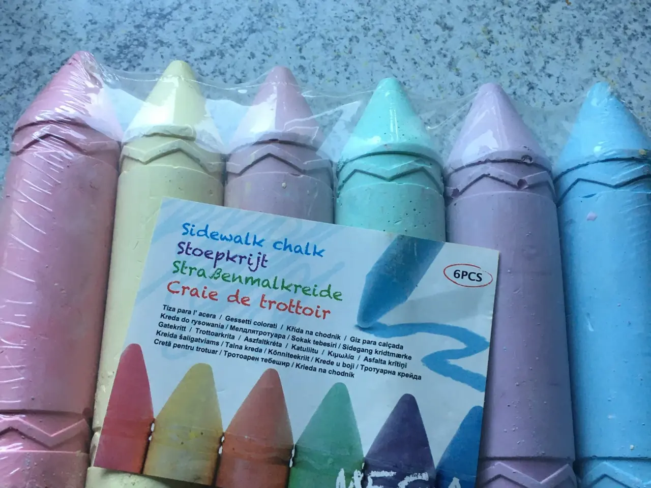 Billede 1 - 6 stk. Mega bloks tegnekridt