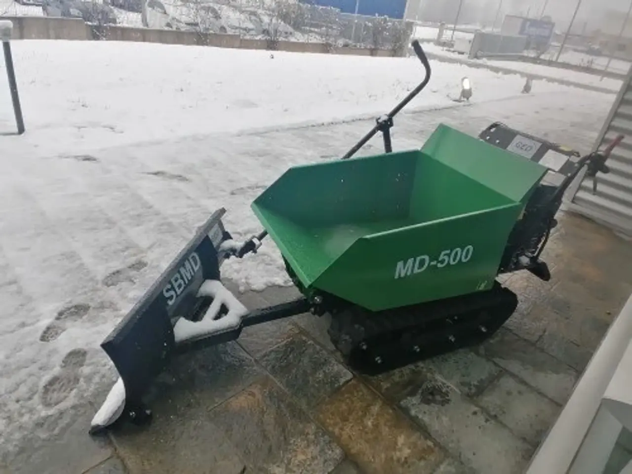 Billede 7 - GEO Motorbør mini dumper 500kg Benzin motor *Leveres inkl sneskrabe blad*