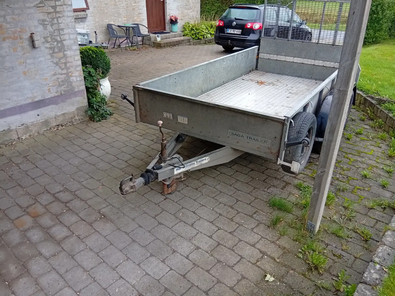 Billede 4 - Maskintrailer, ny metalbund, samt led-lys komplet
