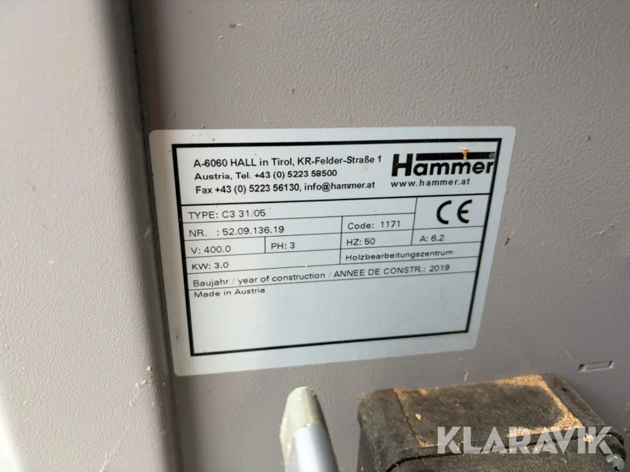 Billede 5 - Hammer C3 31 kombimaskine Hammer C3
