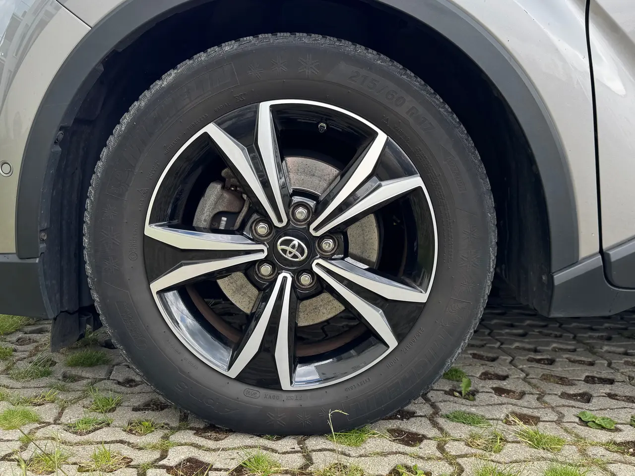 Billede 3 - 17" Alufælge med Michelin Alpin 5 M+S vinterdæk