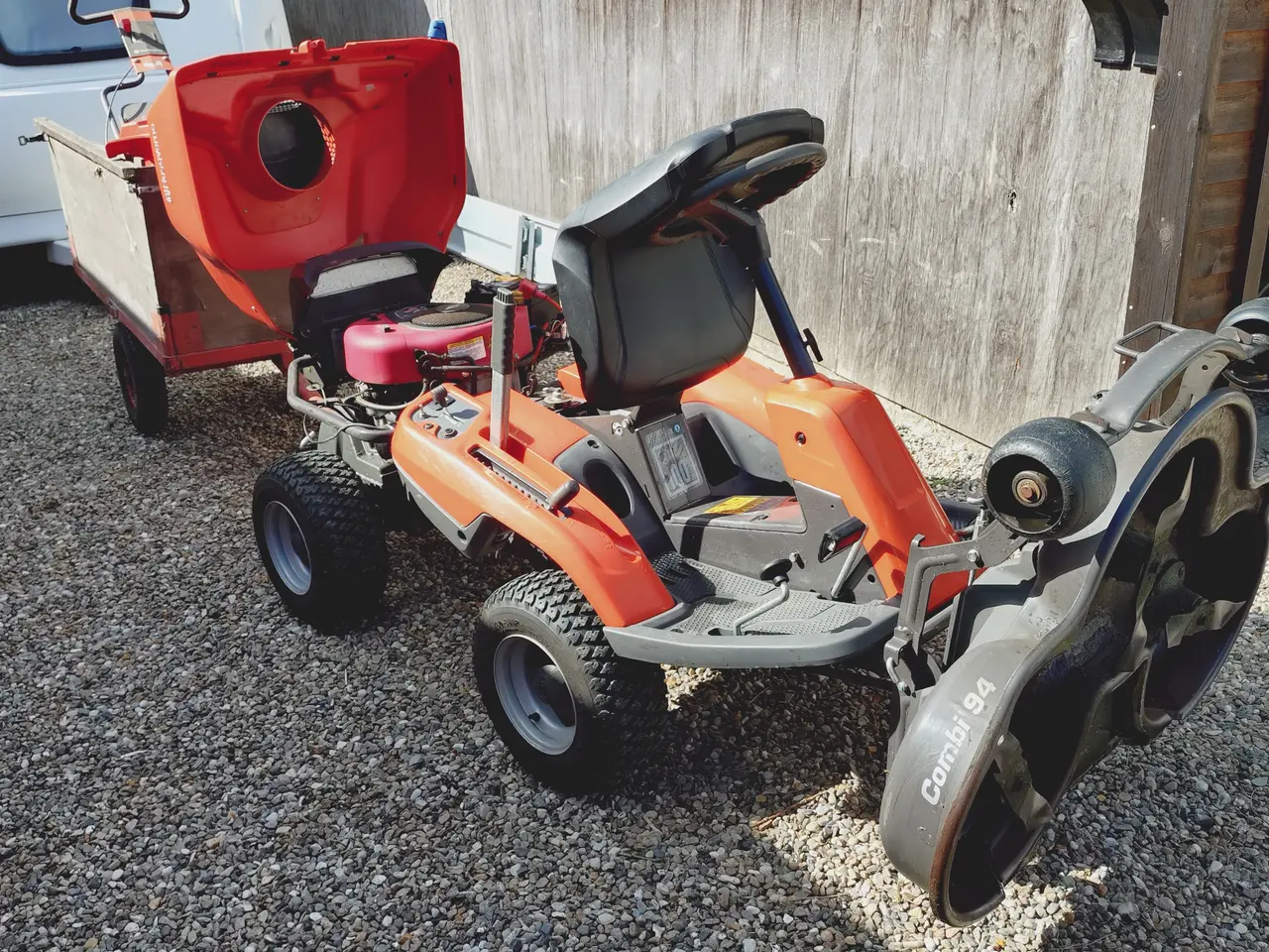 Billede 2 - Husqvarna frontklipper R213c, 94 combi