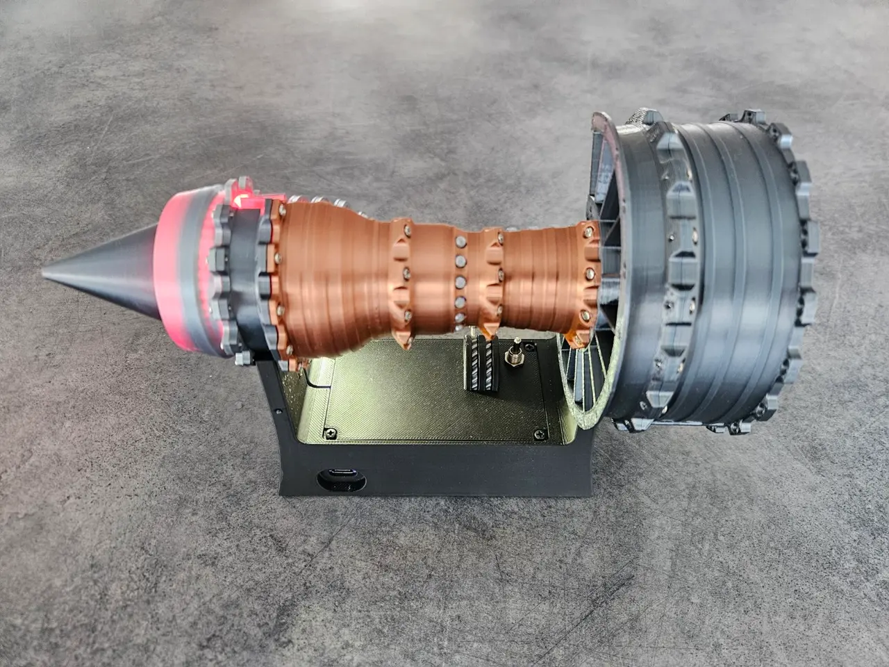 Billede 4 - NIKOLATOY Jet Turbojet Engine – LED-model