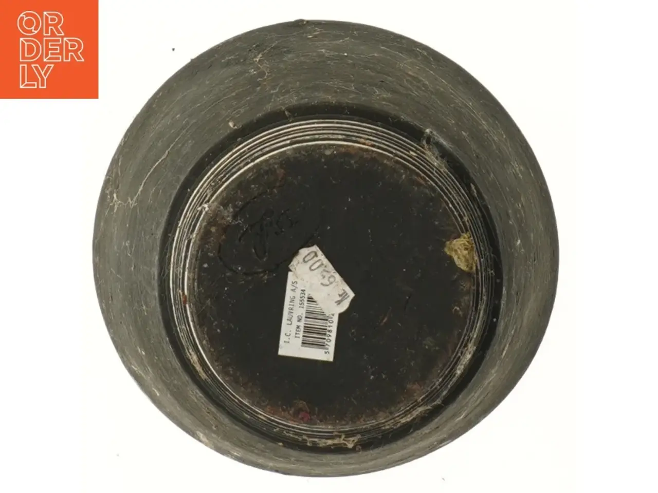 Billede 4 - Sort vase med ringe (str. 17 cm)