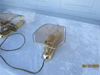 2 stk Retro Messing Væglamper