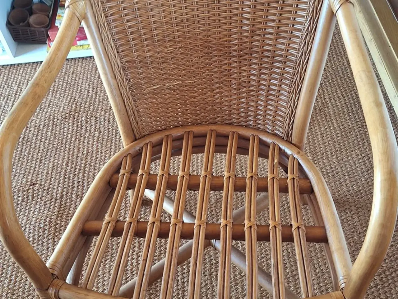 Billede 3 - Sofa,stole og spisebord i  natur rattan 
