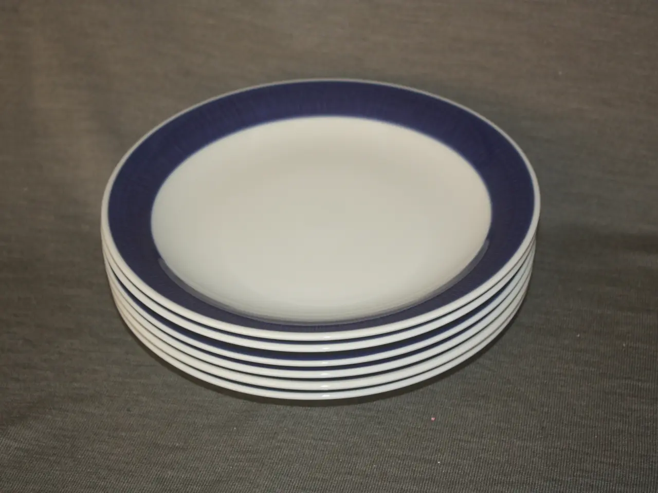 Billede 3 - Rørstrand Blå Koka frokosttallerkener Ø 21 cm