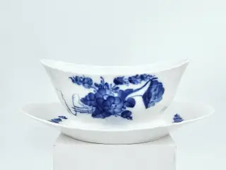 Blå Blomst Svejfet Sovseskål nr. 10-1651. sortering 3