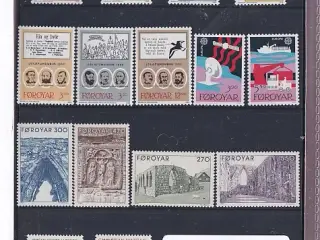 Færøerne - 1988 Komplet - Postfrisk