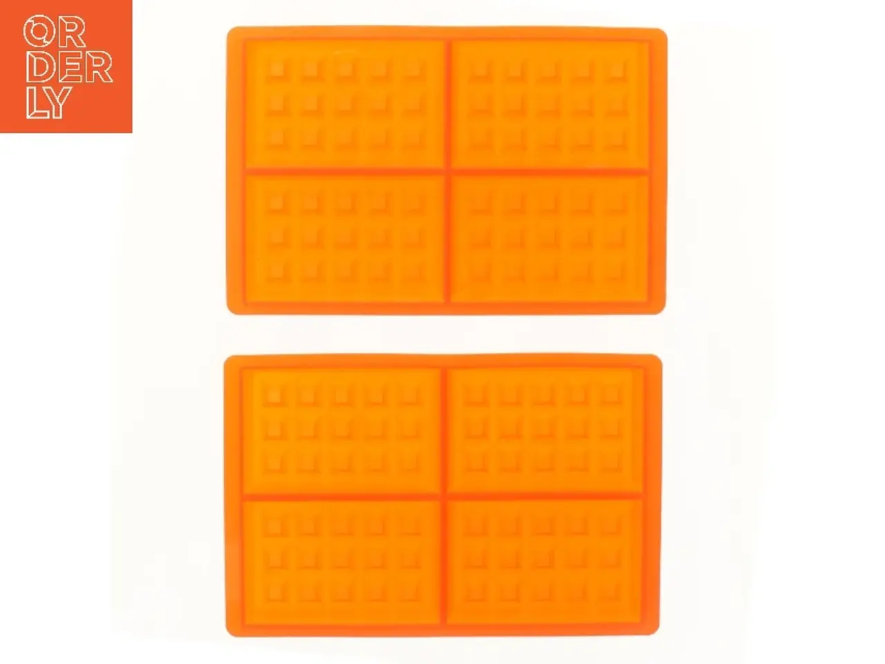 Billede 1 - 2 Silikone vaffelforme (str. 28x18 cm)
