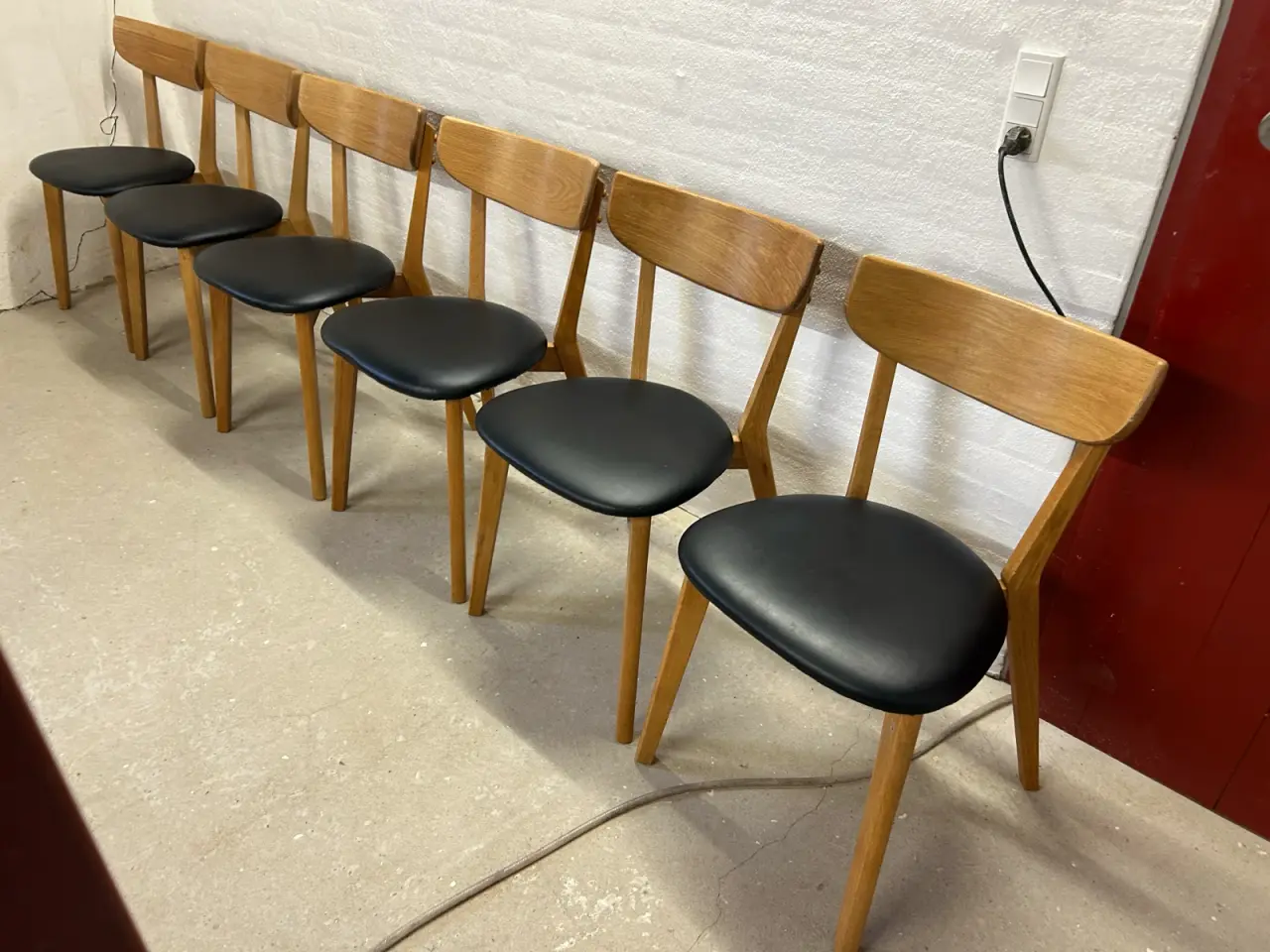 Billede 3 - 6 stk. klassiske Noak spisebordsstole fra IDÉmøble