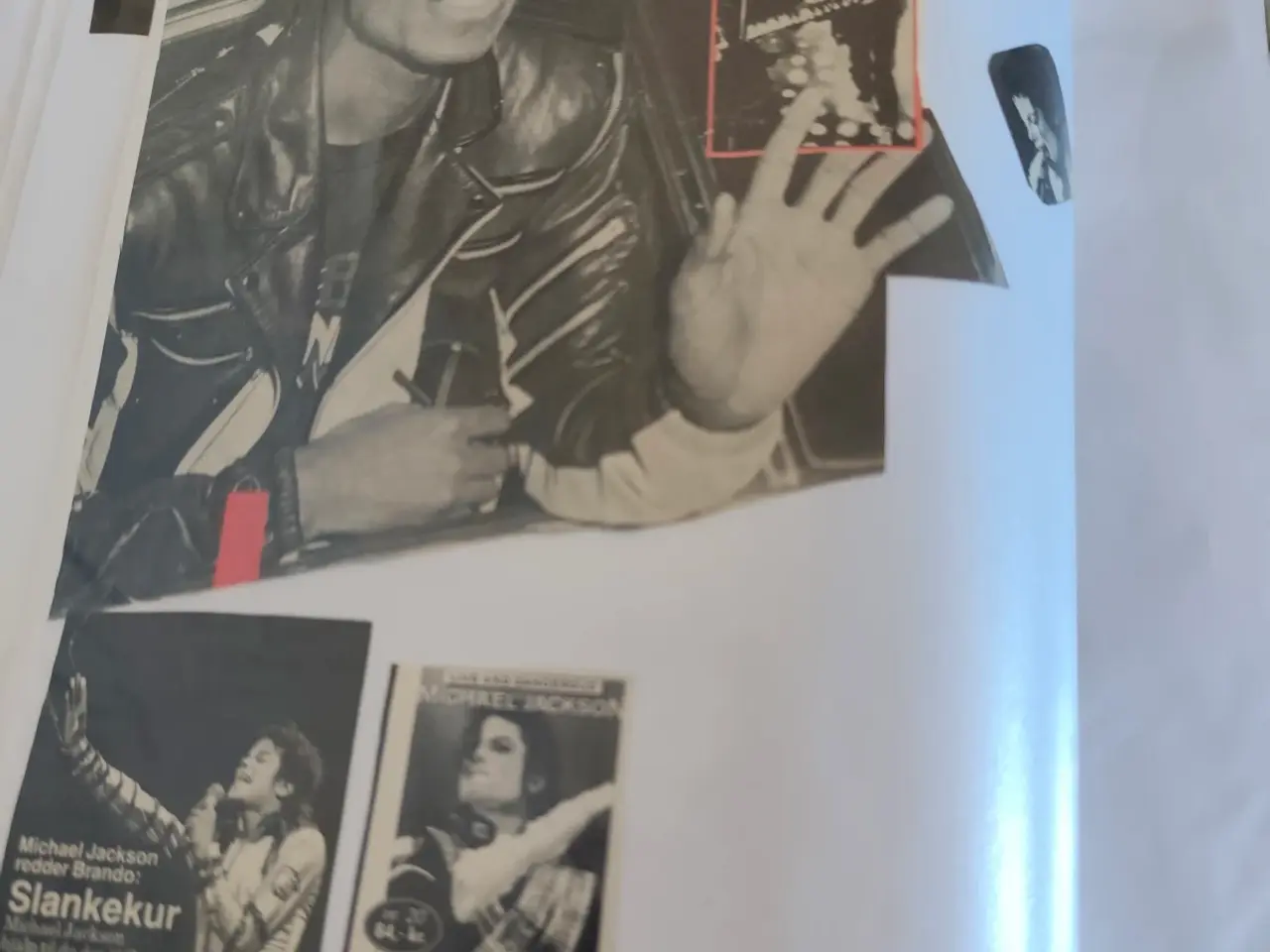 Billede 10 - Stor sort ringbind med Michael Jackson