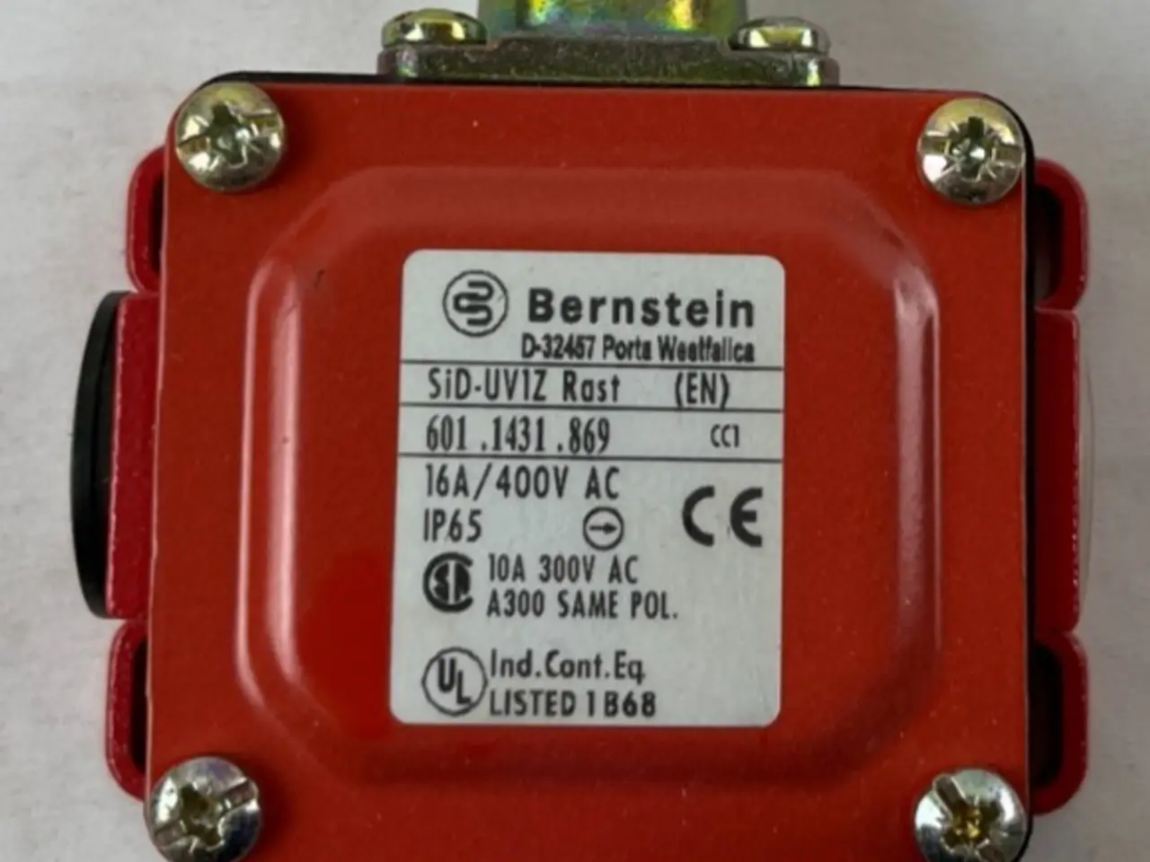 Billede 1 - Bernstein SiD-UV1Z Rope Pull Safety kontakt IP65
