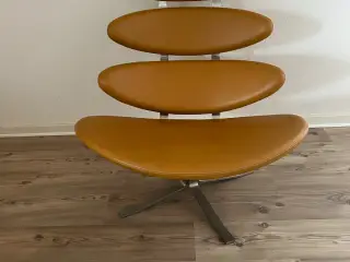 SUPER LÆKKER LÆDER LÆNESTOL ALDRIG BRUGT 