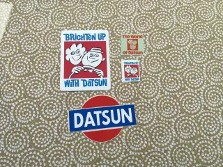 Datsun mærker retro / ubrugte