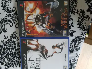 2 seje ps2 spil 50kr pr stk.