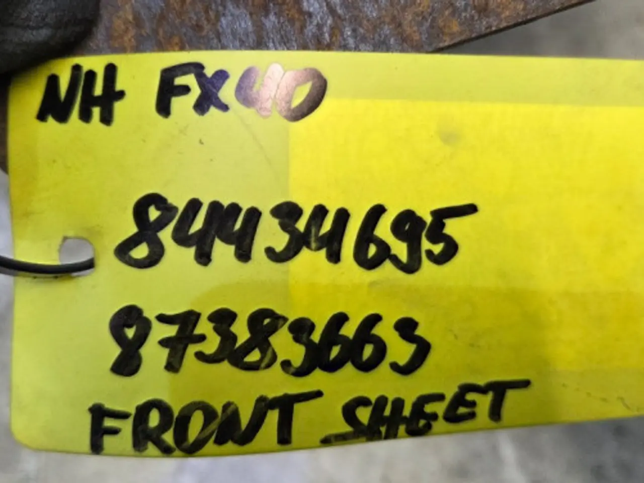 Billede 4 - New Holland FX40 Blæserhus Plade 84434695