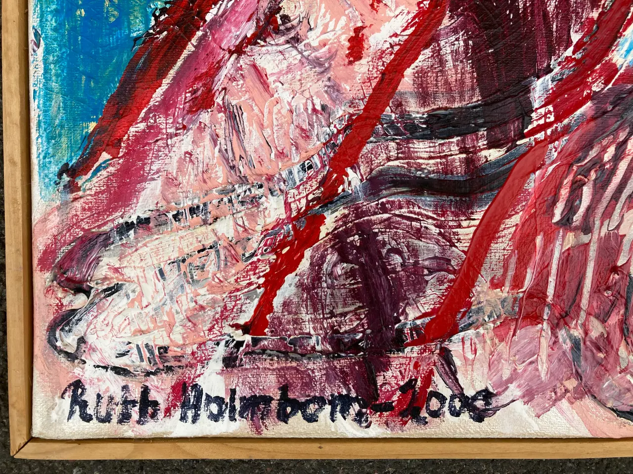 Billede 3 - Maleri Ruth holmbom fra muleby på Bornholm