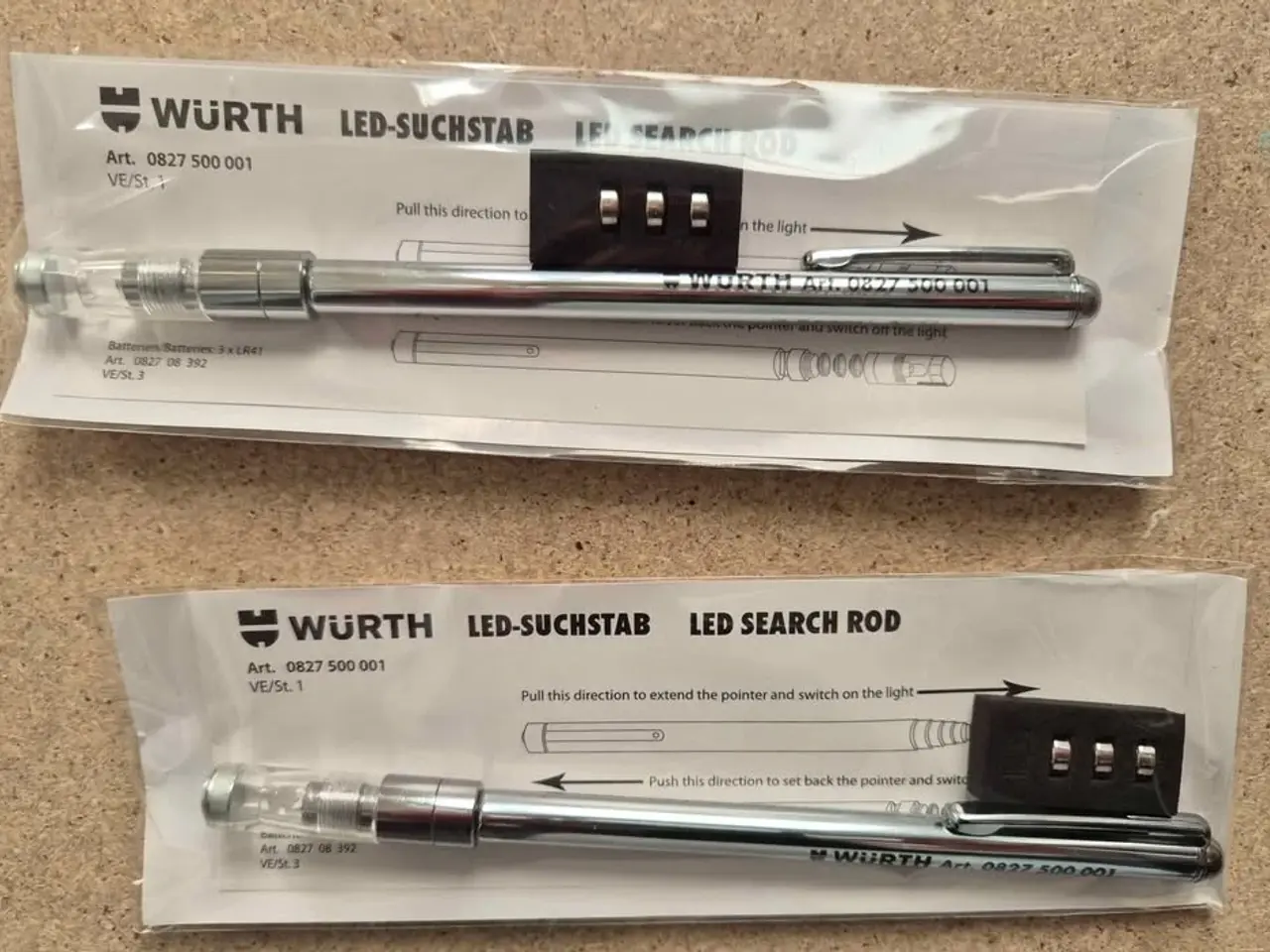 Billede 2 - Wurth teleskop led magnet lampe