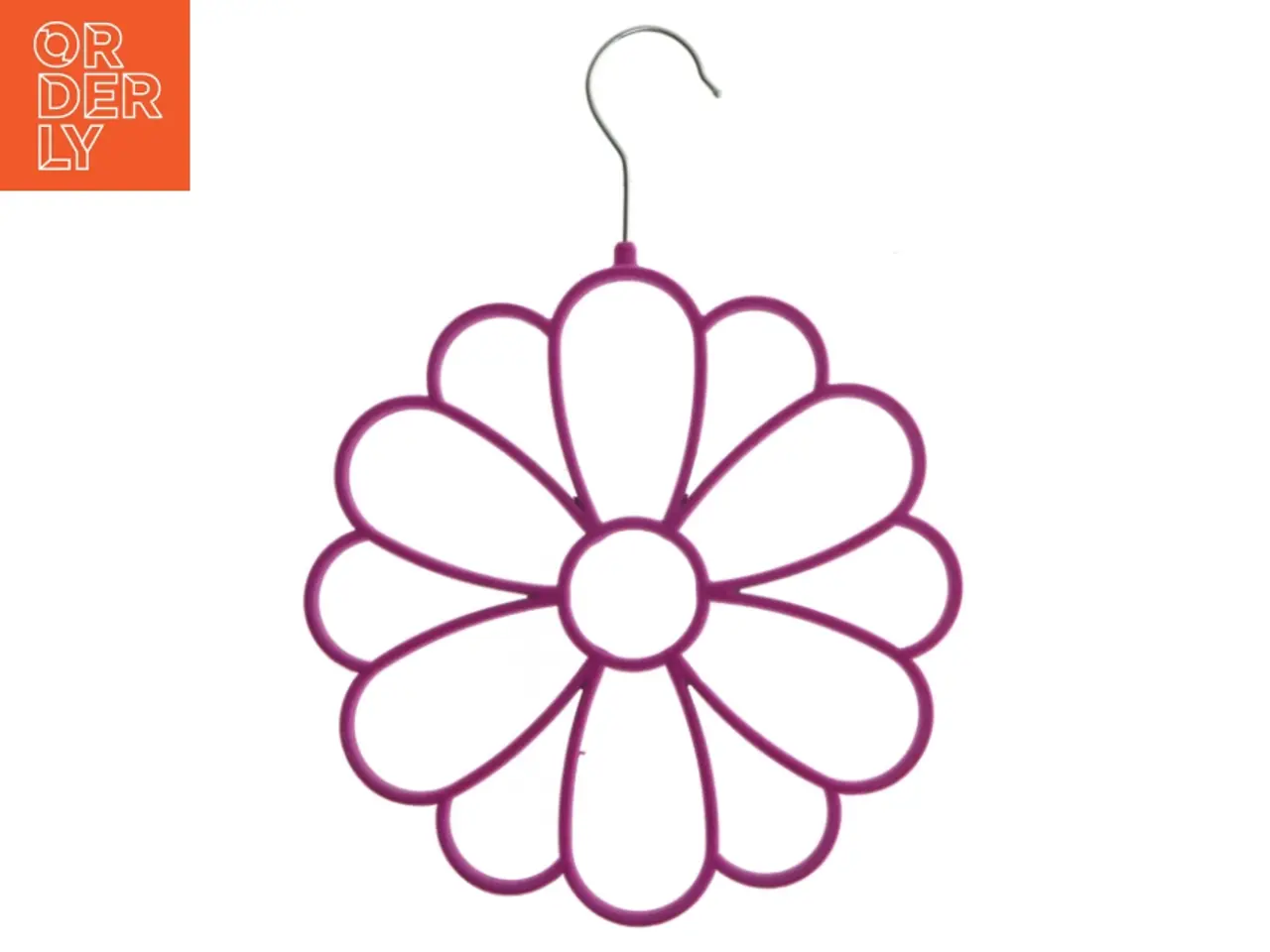 Billede 1 - Blomsterformet bøjle til tørklæder (str. Ø 26 cm)