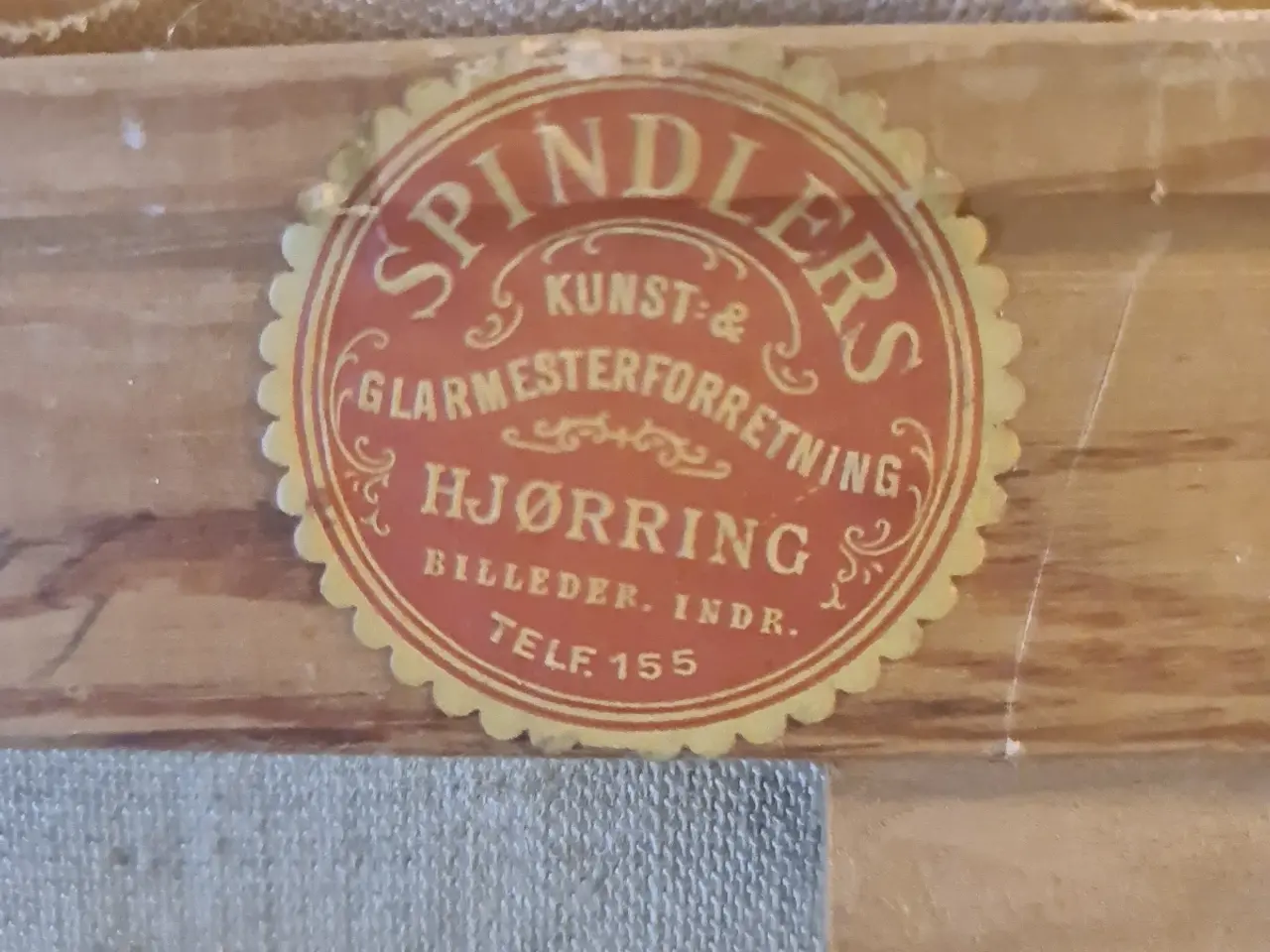 Billede 6 - Frode Trudslev – Ryå ved Birkelse, oliemaleri fra