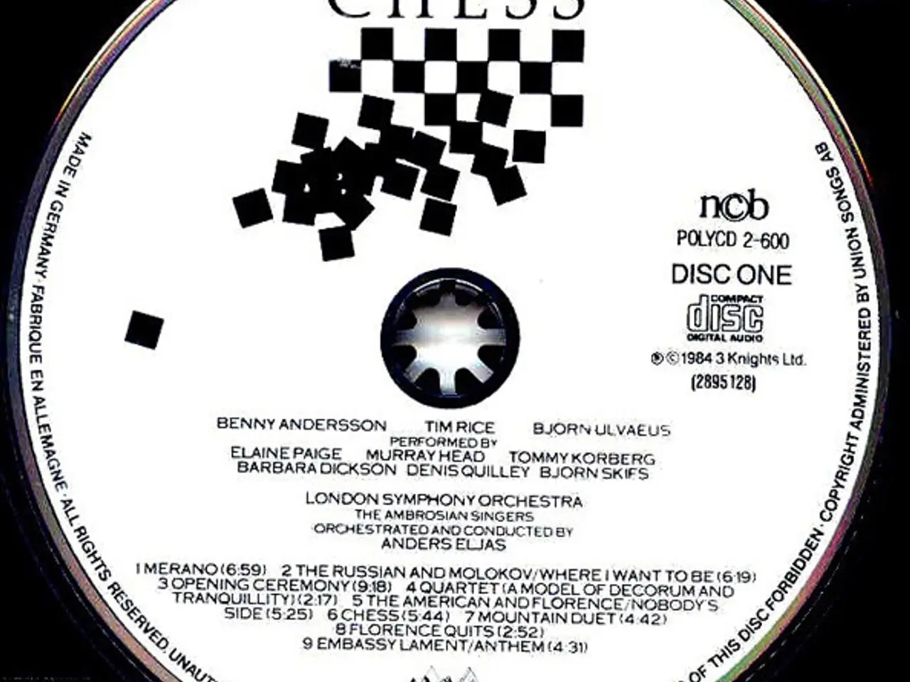 Billede 3 - Benny Andersson · Tim Rice · Björn Ulvaeus – Chess